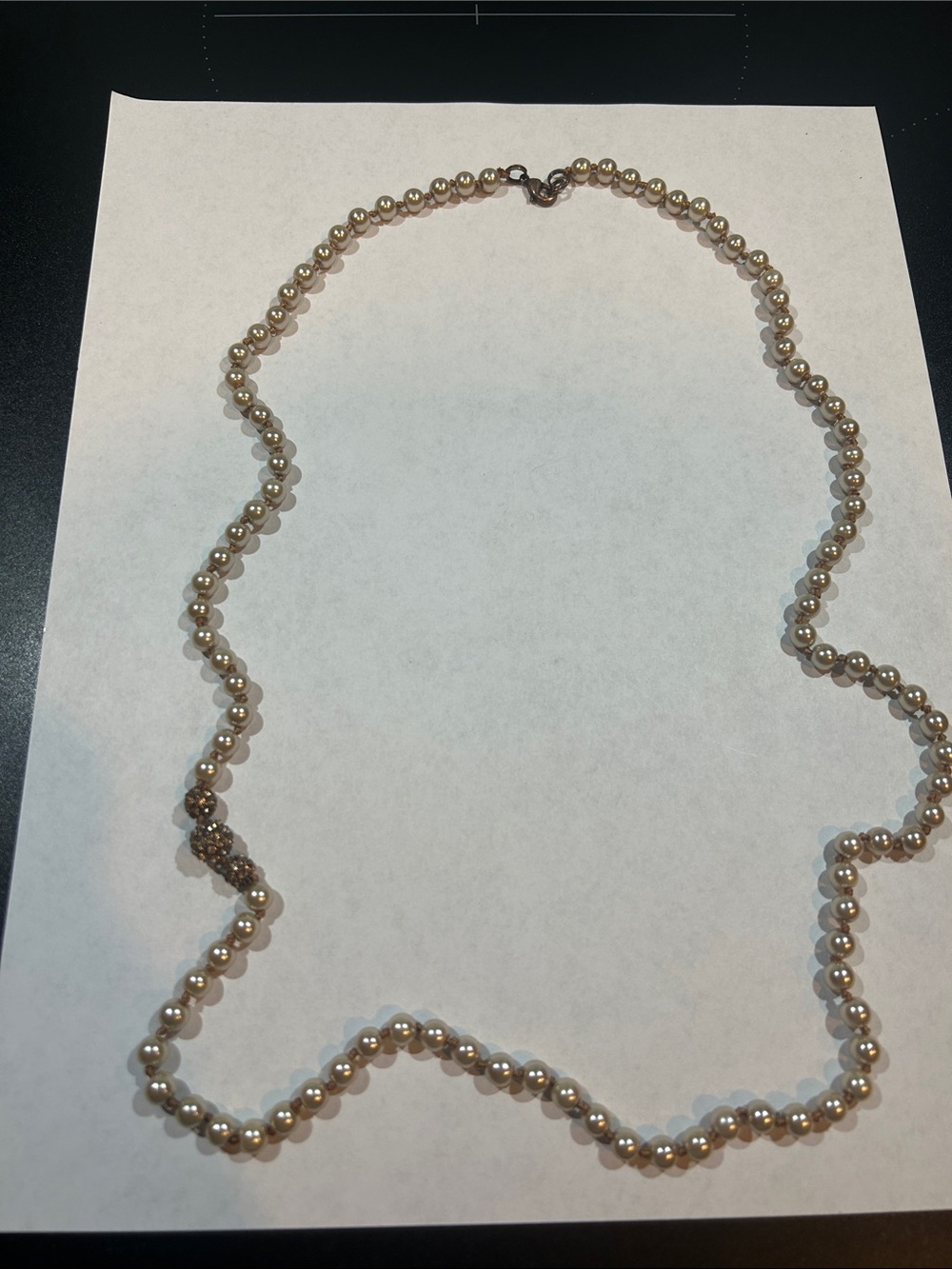Classic Pearl Strand Necklace - Neutral Pearlescent